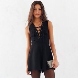 Black Silence + Noise Tie-Up Romper